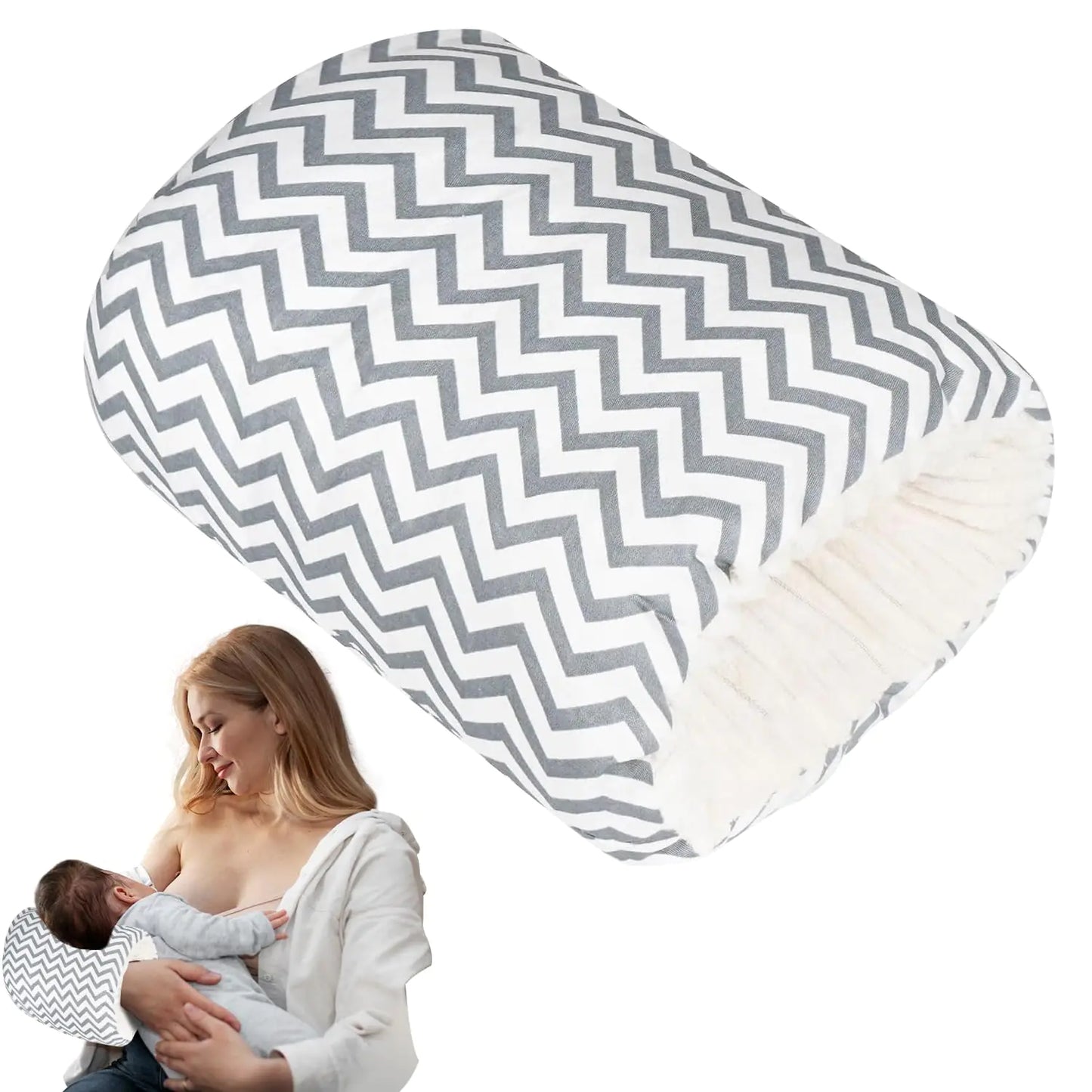 Baby Nursing Arm Pillow – Soft, Supportive Breastfeeding and Bottle-Feeding Pillow for Newborns, Lightweight and Travel-Friendly